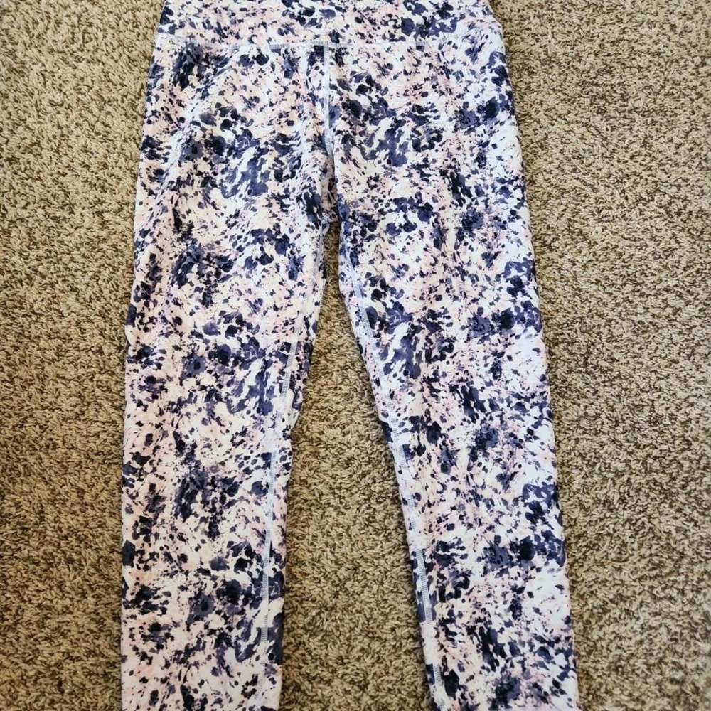 Balance Collection Womens Athletic Leggings Print Size M